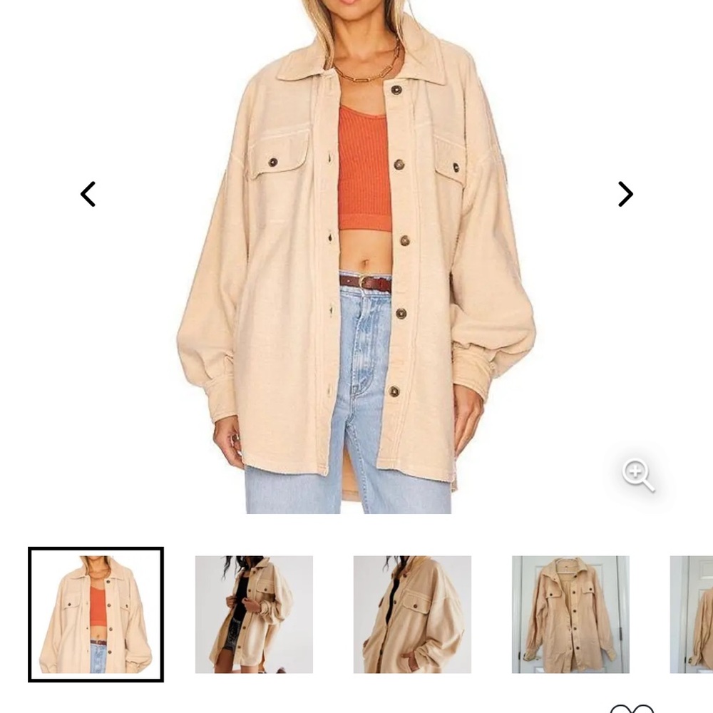 Free People ruby shacket